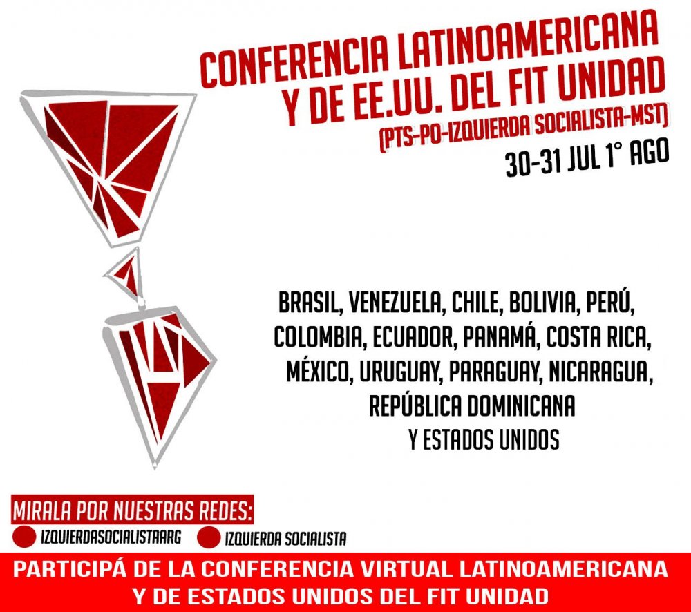 Participá de la Conferencia Virtual Latinoamericana y de Estados Unidos del FIT Unidad