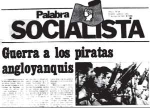 Palabra Socialista, peri�dico del PST, de fecha 1� de mayo de 1982