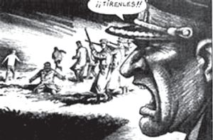 Operaci�n Masacre en historieta.