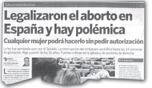 Facs�mil diario Clar�n, marzo 2010