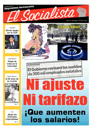 Tapa de El Socialista 212
