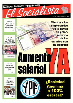 Tapa de El Socialista 220