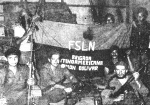 Combatientes de la Brigada en el frente Sur. Julio de 1979