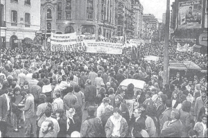 Multitudinaria marcha contra los indultos. 1989