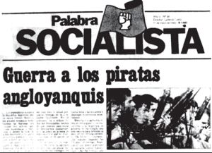 Palabra Socialista, peridico del PST, de fecha 1 de mayo de 1982