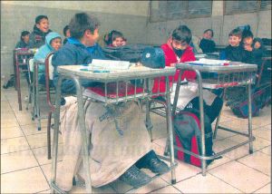 Alumnos de una escuela secundaria de Mendoza, sin calefaccin