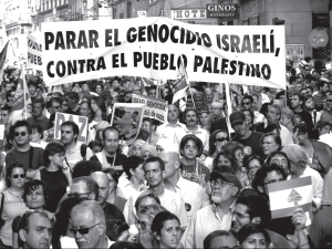 Marcha en Espaa contra el genocidio de Israel