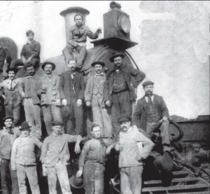 Ferroviarias de los talleres de Tolosa,1896