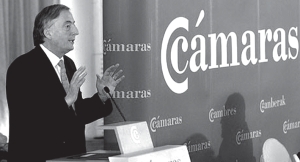 Kirchner en la Cmara de Comercio de Espaa, Junio 2006
