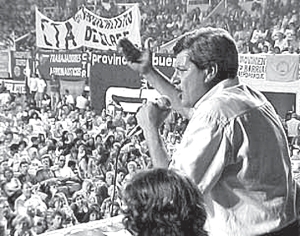 Vctor De Gennaro en el congreso de Mar del Plata