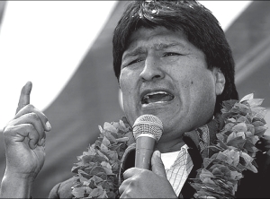 En las ltimas semanas el gobierno de Evo Morales tuvo que soportar importantes huelgas