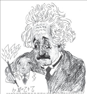 El famoso cientfico Einstein corrigiendo a Kirchner