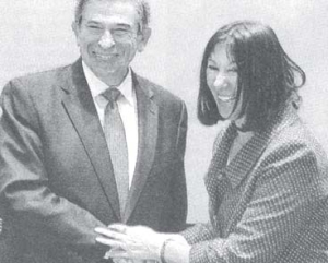 Paul Wolfowitz y la ministra de economa Felisa Miceli