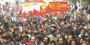 Marcha en Grecia