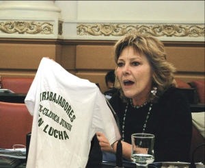 Liliana  Olivero, candidata a gobernadora y a primera legisladora