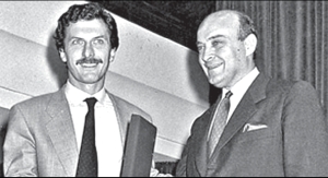 Macri junto a Domingo Cavallo. 1993