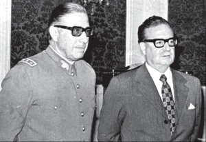 Pinochet y Allende. Agosto 1973
