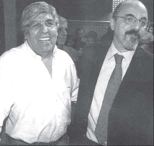 Hugo Moyano y el Ministro de Trabajo Carlos Tomada