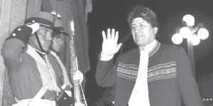 Evo Morales: acosado por las huelgas y la derecha