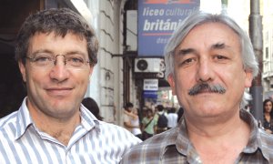 Juan Carlos Gringo Giordano (Izquierda Socialista) y Hctor Hberling (Nuevo MAS)