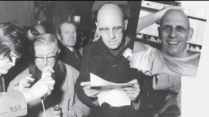 Ante el ministerio de Justicia, Jean Paul Sartre y Michel Foucault reclaman por inmigrantes. 17/01/72