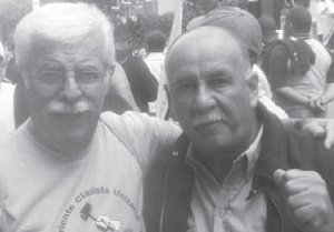 Rubn Gonzlez (derecha) junto a Miguel Sorans de la UIT-CI