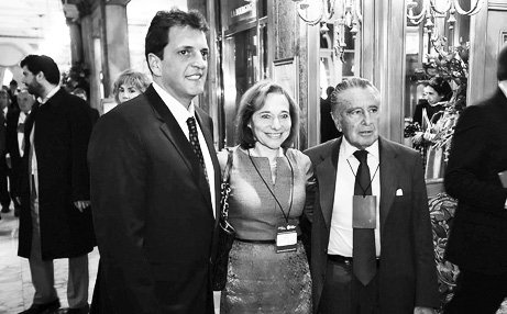 Sergio Massa junto a Susan Segal (Consejo de las Amricas) y el empresario Eduardo Eurnekian