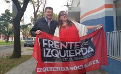En Trenque Lauquen con nuestra compañera docente y candidata a la intendencia Eleonora Olano.