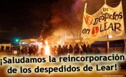  Un gran revés para la multinacional negrera, el gobierno de Cristina y Pignanelli del Smata, que siempre avalaron los despidos