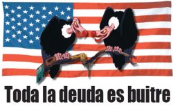 La deuda externa es una bola de nieve que sigue pagando el pueblo argentino con ajuste, despidos, bajos salarios y plata de los jubilados. Toda la deuda viene de la dictadura y ya se pagó varias veces.