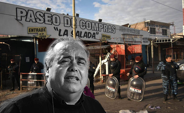 El gobierno nacional y el de Vidal aprovechan el allanamiento de La Salada y la detención de Jorge Castillo para posar de que combaten a las mafias. Pero Castillo es de la UCR, partido que forma parte de Cambiemos.