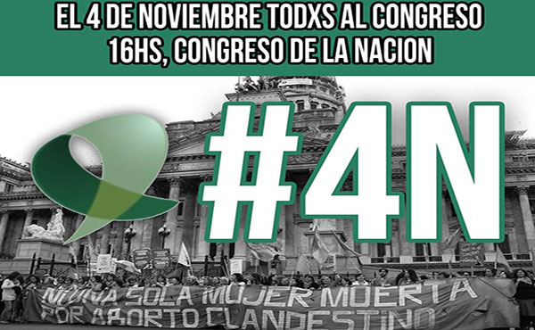 Vamos por "educación sexual para decidir, anticoncepotivos para no abortar y aborto legal para no morir".