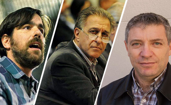 Nicolás del Caño (PTS); Néstor Pitrola (PO), Juan Carlos Giordano en provincia de Buenos Aires