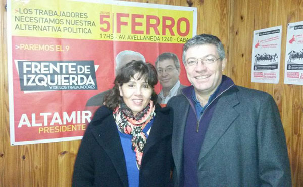 Juan Carlos Giordano en Santa Cruz: "El kirchnerismo consolidó un modelo de pobreza, bajos salarios y corrupción"