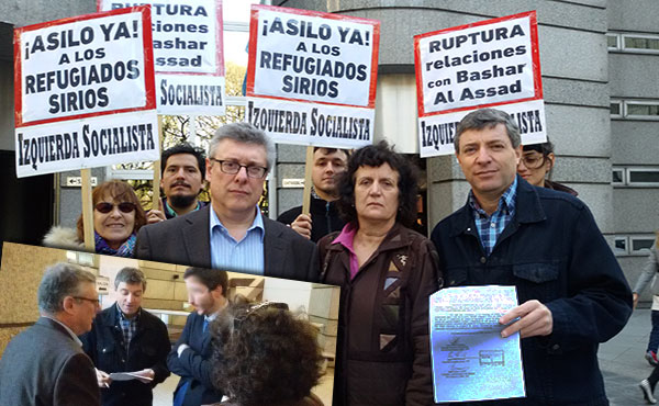 Los dirigentes de Izquierda Socialista en el FIT entregaron el pedido formal a funcionarios de Cancillería