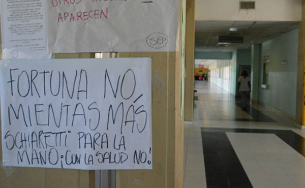 El responsable y quien tiene la solución del conflicto es el gobernador Schiaretti.