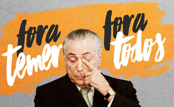 Vamos a repudiar al presidente ilegítimo, ajustador y corrupto de Temer que viene a Argentina a apoyar el ajuste de Macri y a profundizar el ajuste en Brasil