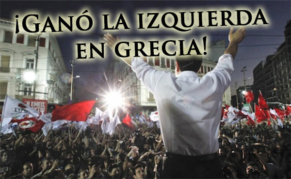 Ante la victoria de Syriza, Juan Carlos Giordano(Diputado Nacional de Izquierda Socialista en el Frente de Izquierda) saludó el triunfo a los trabajadores y al pueblo griego