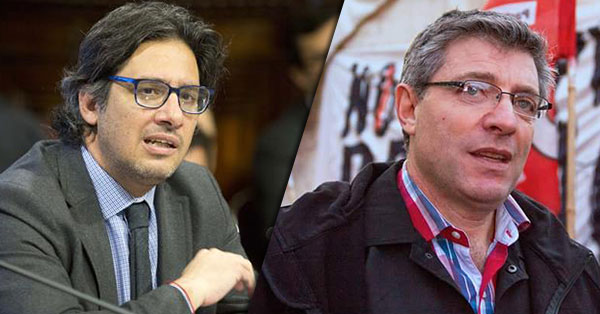 El Ministro de Justicia Germán Garavano criticó hoy en declaraciones a Radio Mitre a "grupos de izquierda" que convocan a una marcha para hoy 14hs en Plaza de Mayo, a la que calificó de "inoportuna" y de "poner en peligro el estado de derecho". El Diputado Nacional de Izquierda Socialista en el Frente de Izquierda, Juan Carlos Giordano, uno de los convocantes a la marcha de hoy como parte del Encuentro Memoria, Verdad y Justicia, le respondió en duros términos.
