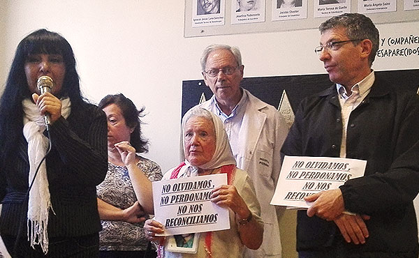 Juan Carlos Giordano participó del acto organizado por Cicop junto a Nora Cortiñas en repudio al fallo aberrante de la Corte Suprema