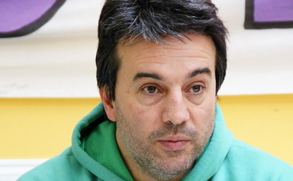 Horacio Catena, Secretario General del Sutef (docentes) y dirigente de la Unión de Gremios y Jubilados Estatales de Tierra del Fuego