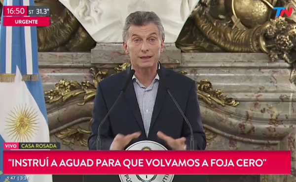 El Diputado Nacional de Izquierda Socialista en el Frente de Izquierda, Juan Carlos Giordano, se refirió a los dichos de Macri en la conferencia de prensa de hoy.
