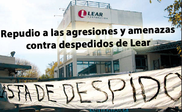 Repudiamos enérgicamente este accionar intimidatorio que está inscripto en la criminalización de la protesta, las patotas de la burocracia sindical del Smata y el cobijamiento que le da el gobierno de la provincia de Scioli y el nacional de Cristina a estos hechos con el fin de frenar los reclamos.