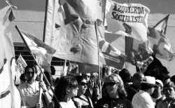 Nuestro partido junto a los compañeros del FIT festejando los resultados obtenidos