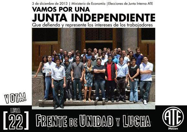 Triunfo en ATE - Ministerio de Ecocnomía