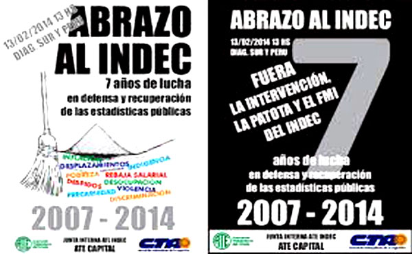 La intervención del INDEC ya lleva 7 años de mentiras y de ocultamiento de la información estadística.
