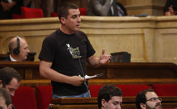 Apoyo de diputado de Cataluña