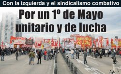 Con la izquierda y el sindicalismo combativo