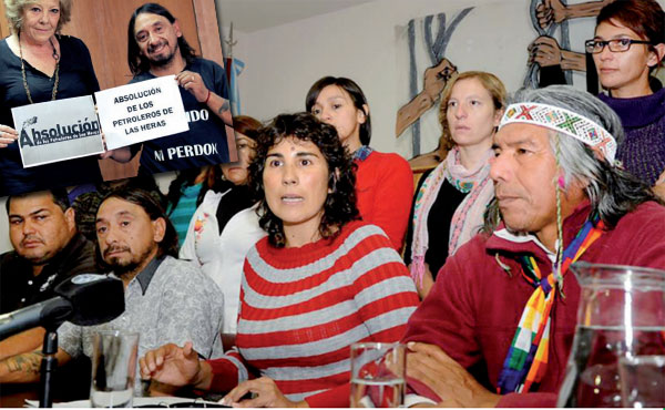 Por la absolución de los petroleros de Las Heras