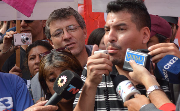 Hermosilla hablando en el acto de Panamericana 